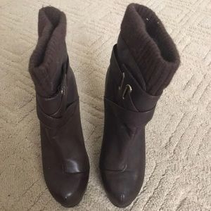 Brown booties